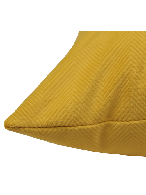 Подушка 23rd Avenue Herringbone декоративная горчичная, 35 x 50см