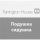Tarrington House Подушка для мебели серо-бежевая с завязками, 38 x 38см