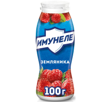 Напиток кисломолочный Имунеле с земляникой 1.2%, 100г