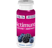 Напиток кисломолочный Actimuno черника-ежевика 1.5%, 95г