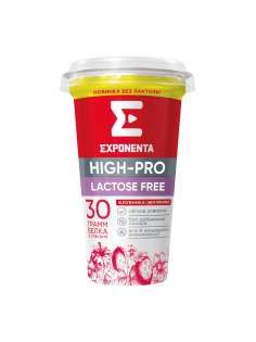 Напиток кисломолочный Exponenta High-pro Клубника-земляника обезжиренный, 250г