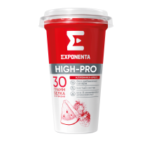 Напиток кисломолочный Exponenta High-pro Клубника-арбуз с высоким содержанием белка, 250г