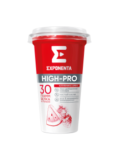 Напиток кисломолочный Exponenta High-pro Клубника-арбуз с высоким содержанием белка, 250г
