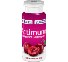 Напиток кисломолочный Actimuno вишня-черешня 1.5%, 95г