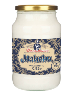 Продукт Долголетие Мацони кисломолочный 3.6-4.2%, 950г