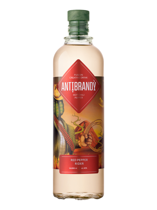 Напиток спиртной Antibrandy Red Pepper Rider, 0.5л