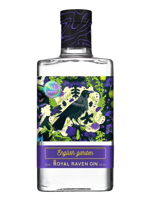 Джин Royal Raven English Garden, 0.5л