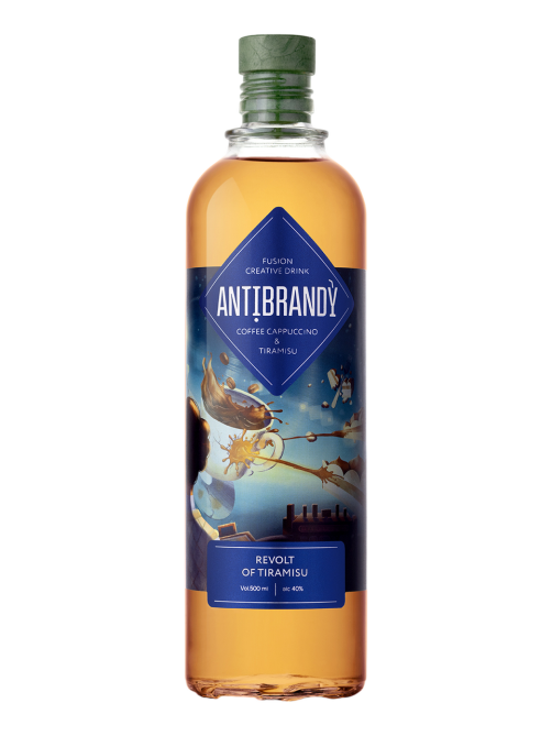 Напиток спиртной Antibrandy Revolt of Tiramisu, 0.5л