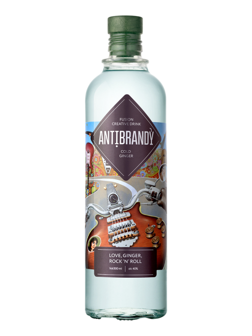 Напиток спиртной Antibrandy Love Ginger Rock'n'Roll, 0.5л
