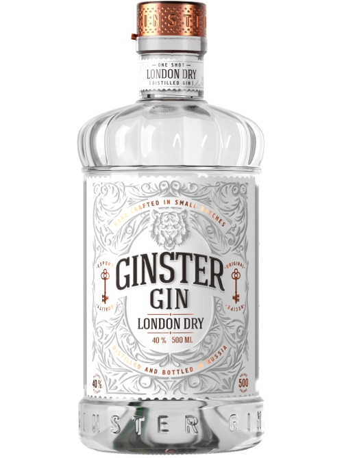 Джин Ginster London Dry сухой, 0.5л