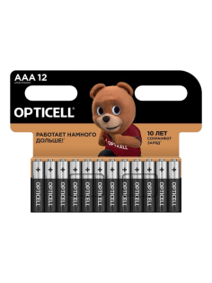 Батарейки Opticell Basic AAA, 12шт