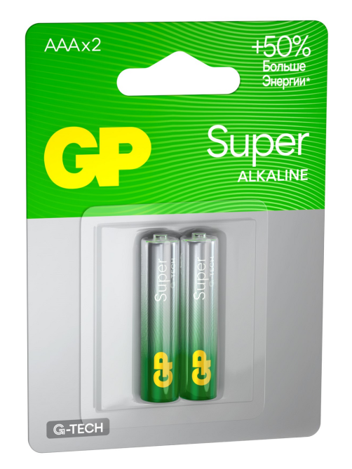 Батарейки GP Super AAA, 2шт