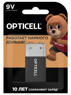 Батарейки Opticell Basic 9V