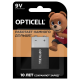 Батарейки Opticell Basic 9V