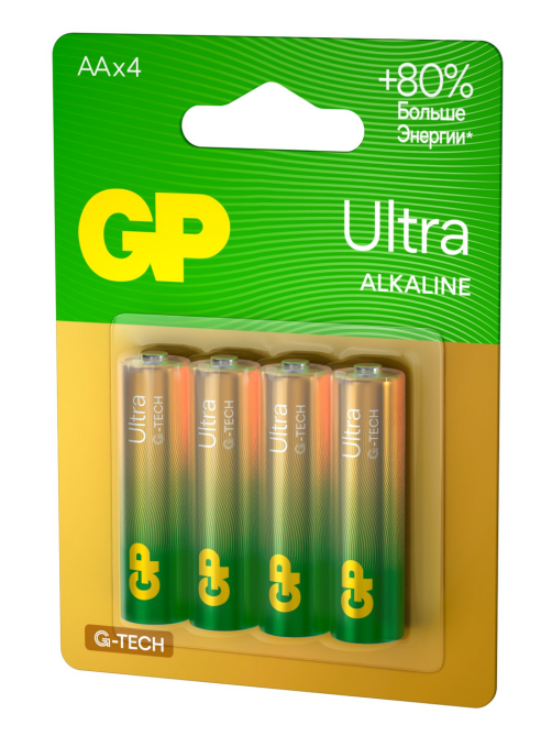 Батарейки GP Ultra G-Tech АА, 4шт