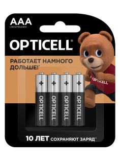Батарейки Opticell Basic AAA, 4шт