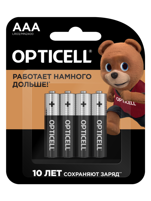 Батарейки Opticell Basic AAA, 4шт