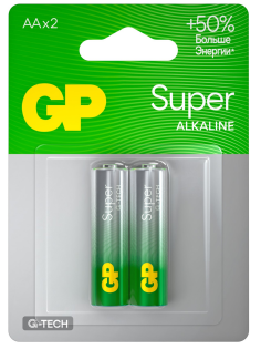 Батарейки GP Super AA, 2шт
