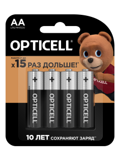 Батарейки Opticell Basic AA, 4шт