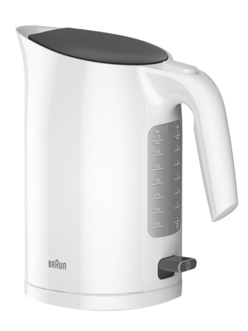 Чайник пластиковый Braun WK3100WH, 1.7л