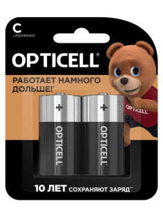 Батарейки Opticell Basic C, 2шт