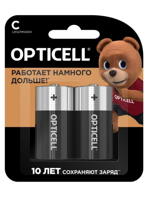 Батарейки Opticell Basic C, 2шт