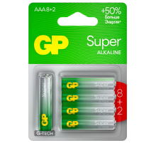 Батарейки GP Super Aaa, 8+2шт