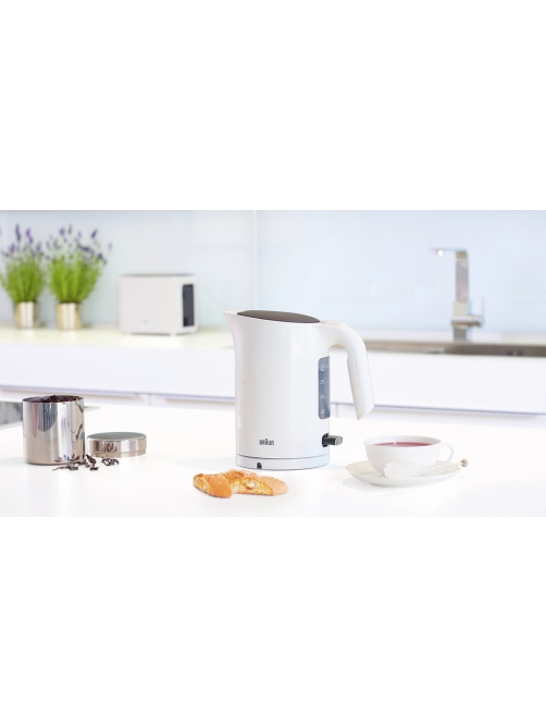 Чайник пластиковый Braun WK3100WH, 1.7л