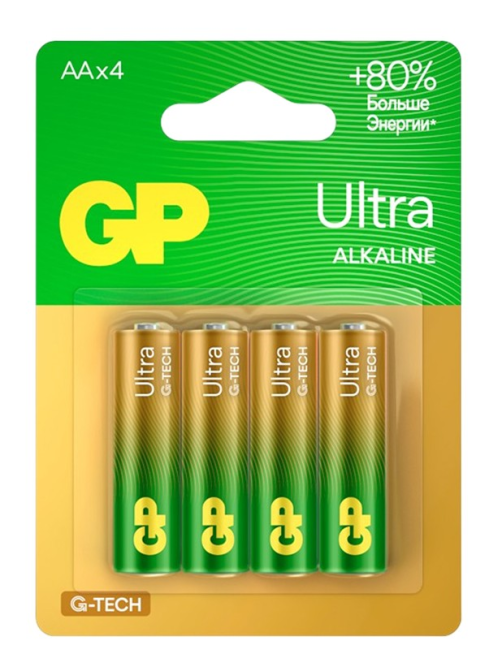 Батарейки GP Ultra G-Tech АА, 4шт