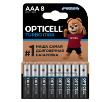 Батарейки Opticell Turbo Max ААА, 8шт