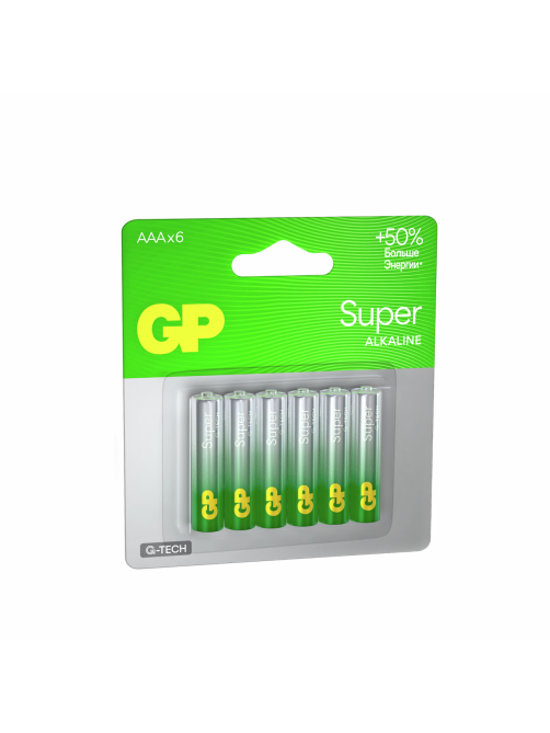 Батарейки GP Super Aaa, 6шт