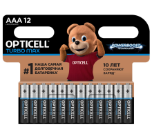 Батарейки Opticell Turbo Max ААА, 12шт