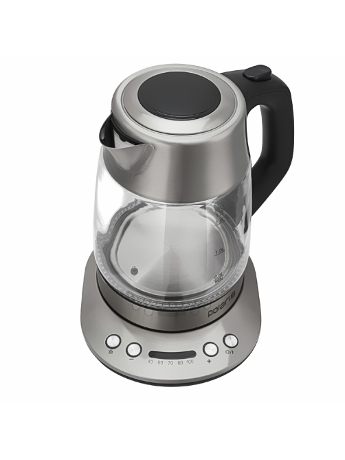 Чайник Polaris PWK 0507CAD стеклянный, 1.7л