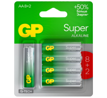 Батарейки GP Super AA (8+2), 10шт