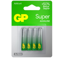 Батарейки GP Super AAA, 4шт