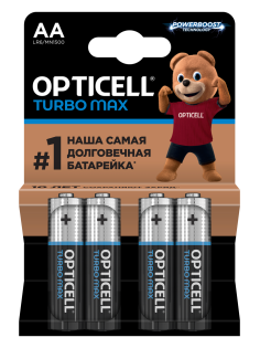 Батарейки Opticell Turbo Max АА, 4шт
