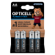 Батарейки Opticell Turbo Max АА, 4шт