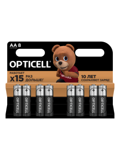 Батарейки Opticell Basic AA, 8шт