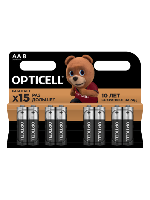 Батарейки Opticell Basic AA, 8шт