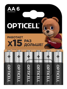 Батарейки Opticell Basic AA, 6шт