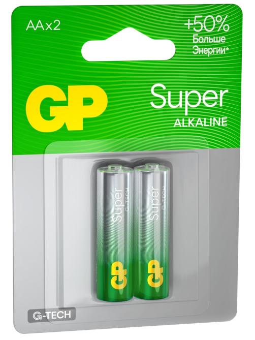 Батарейки GP Super AA, 2шт