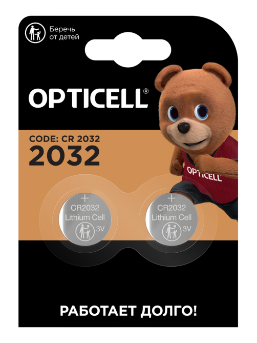 Батарейки Opticell Speciality 2032, 2шт