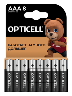 Батарейки Opticell Basic AAA, 8шт