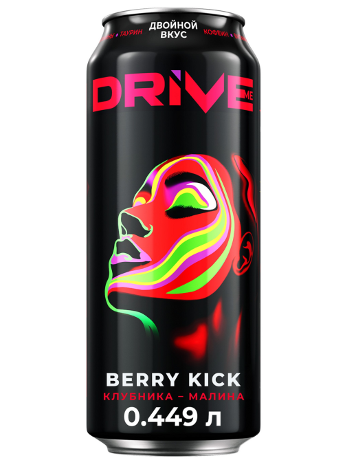 Энергетический напиток Drive Me Berry Kiсk, 449мл