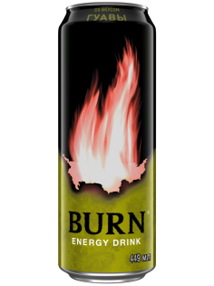 Напиток энергетический Burn Гуава, 449мл