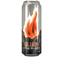 Энергетический напиток Burn Peach Zero, 449мл