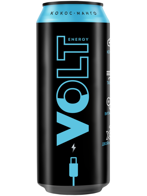 Напиток энергетический Volt Energy Кокос-манго, 450мл