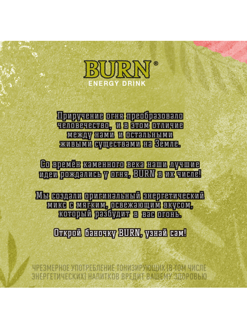 Напиток энергетический Burn Гуава, 449мл