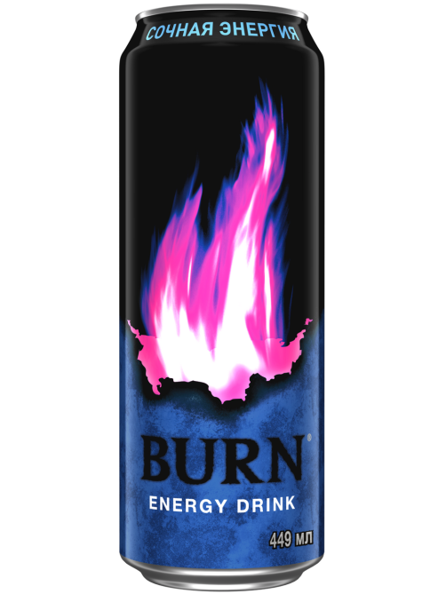 Напиток энергетический Burn Сочная энергия, 449мл