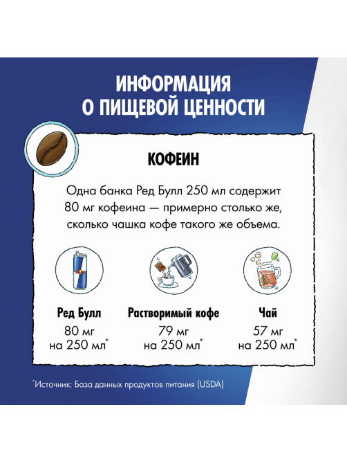 Энергетический напиток Red Bull 250мл